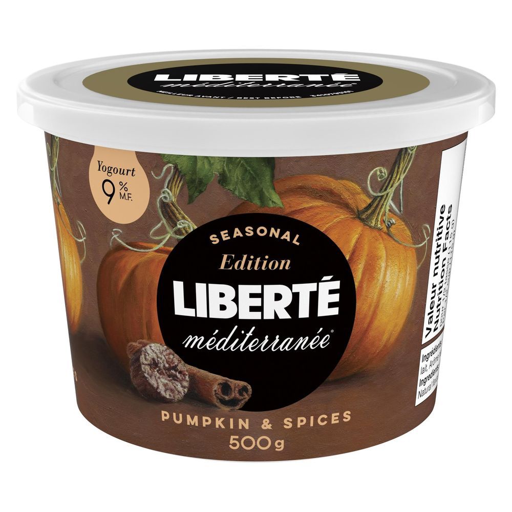 Liberte Yogurt Mediterranee Seasonal Flavour Yogurt, 500 G -- 6 Per Case