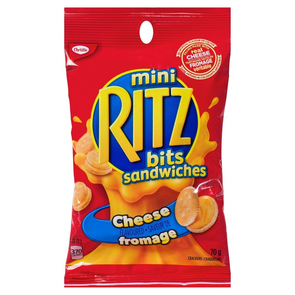 Mini-sandwichs Au Fromage Et Aux Craquelins Ritz Bits, 70 G -- 36 Par Bo Ite