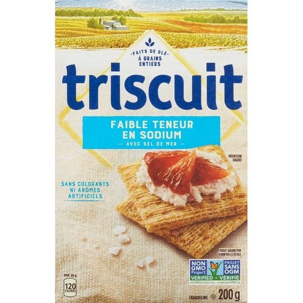 Triscuit Craquelins À Faible Teneur En Sodium, 200 G -- 6 Par Boîte