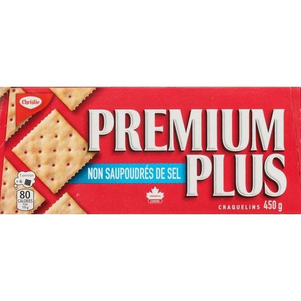 Craquelins Non Sal Es Premium Plus, 450 G -- 12 Par Bo Ite