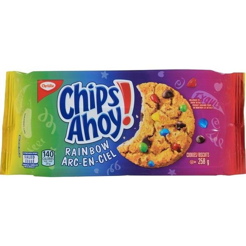 Chips Ahoy Rainbow Cookies, 285 G -- 12 Per Case
