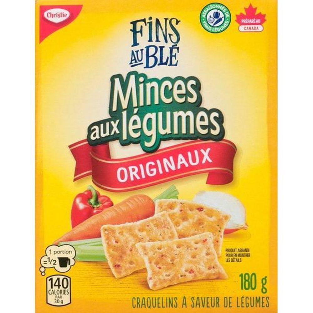 Craquelins Aux L Egumes Fins, 180 G -- 12 Par Bo Ite