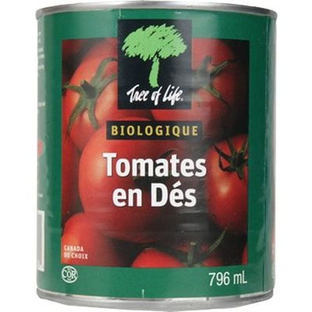 Tree Of Life Organic Diced Tomatoes, 796 Ml -- 12 Per Case