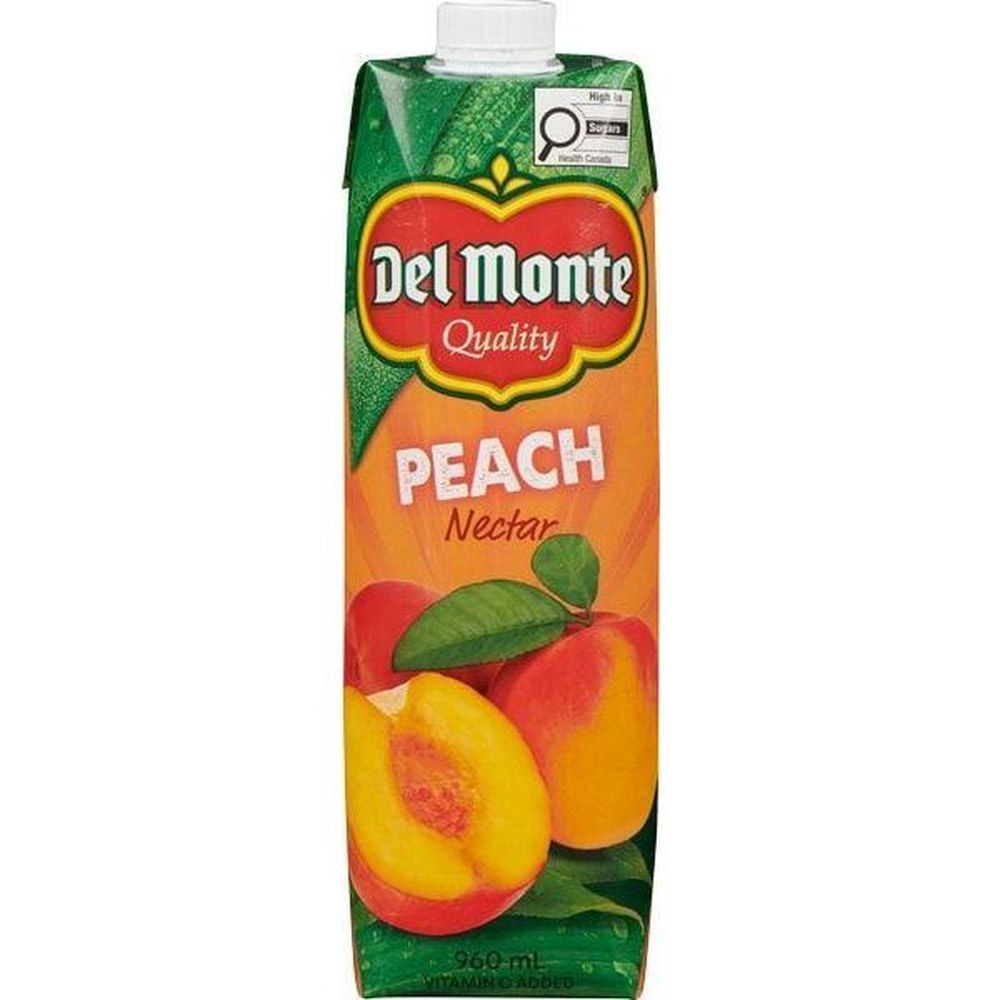 Del Monte Peach Nectar, 960 Ml -- 12 Per Case