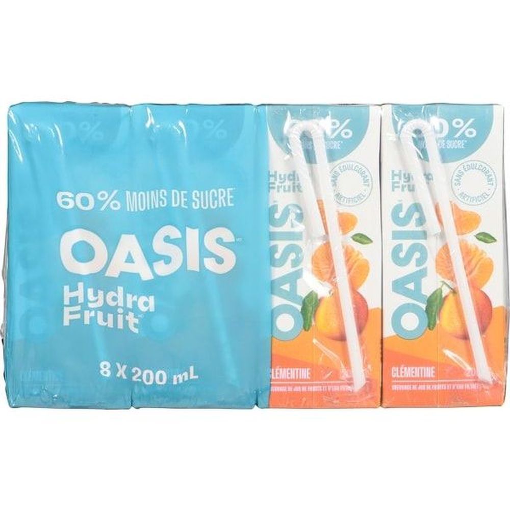 Oasis Hydrafruit Clementine Juice, 200 Ml -- 4 Per Case