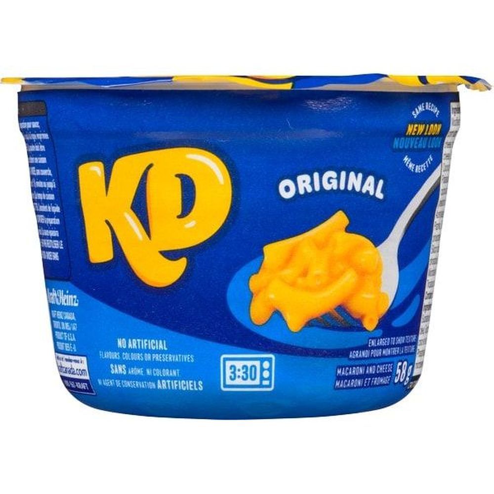 Kraft Dîner De Macaronis Au Fromage - À Emporter, 58 G -- 10 Par Boîte