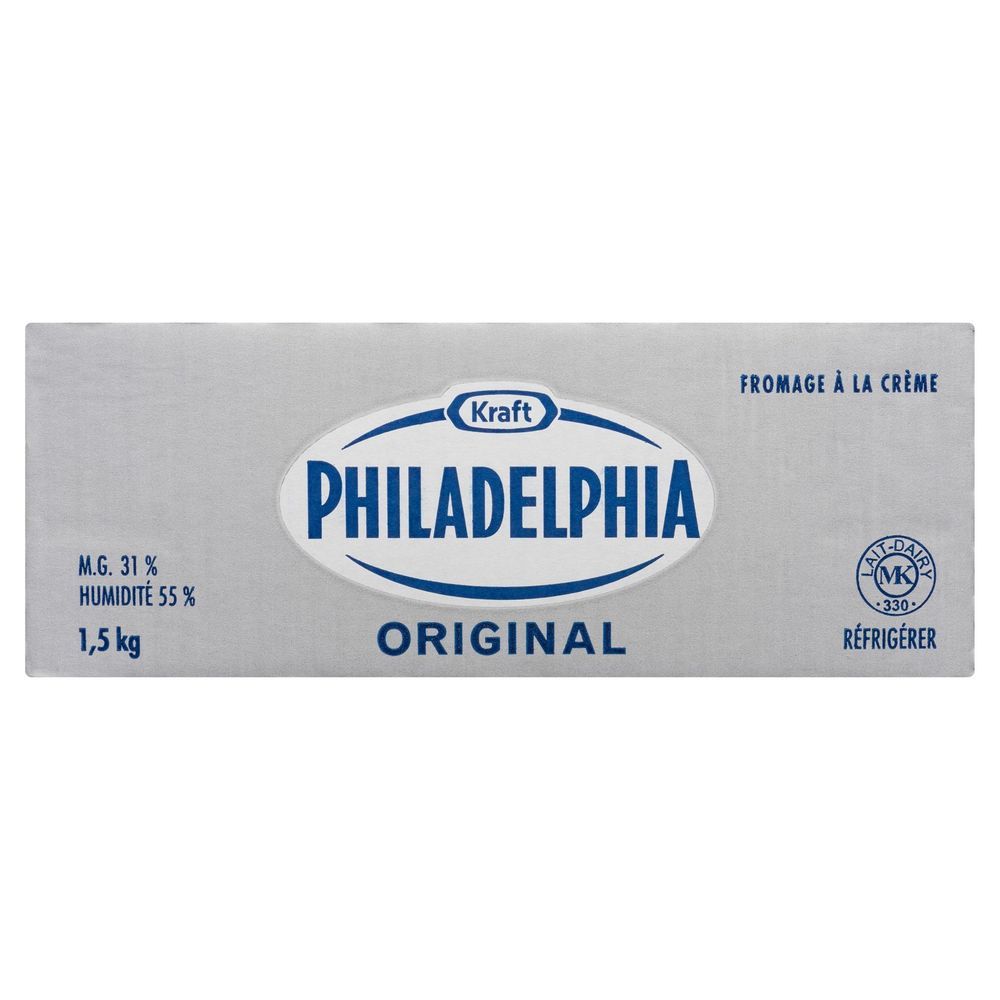 Philadelphia Assorted Cream Cheese, 1.5 Kg -- 6 Per Case