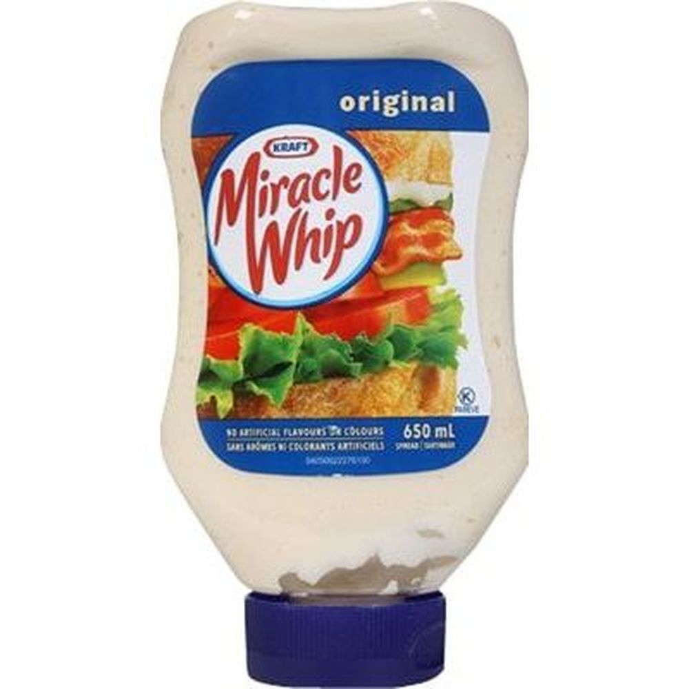 Miracle Whip Vinaigrette Originale, 650 Ml -- 12 Par Boîte