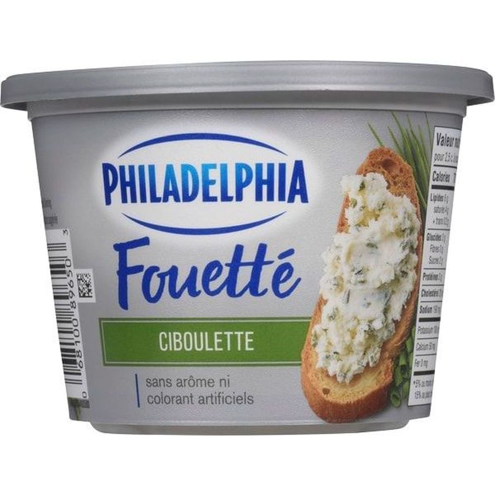 Philadelphia Chive Whipped Cream, 227 G -- 12 Per Case