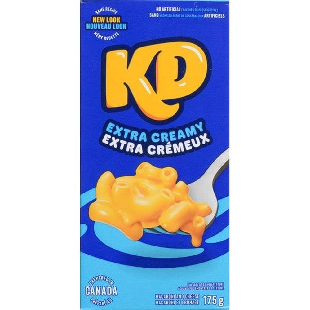 Kraft Dîner De Macaroni Au Fromage Extra Crémeux, 175 G -- 24 Par Boîte