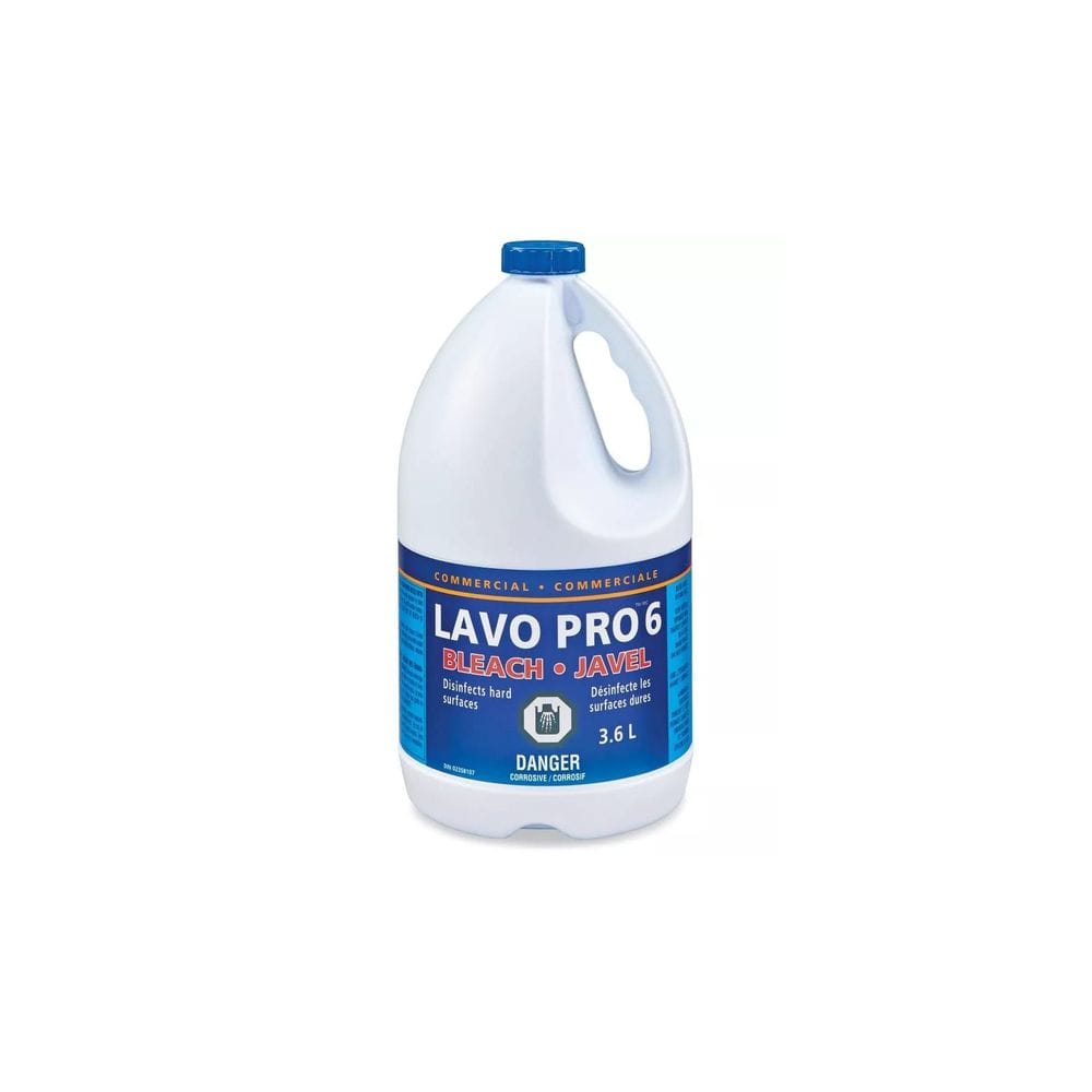 Lavo Pro 6 Percent Liquid Bleach, 3.6 L -- 6 Per Case