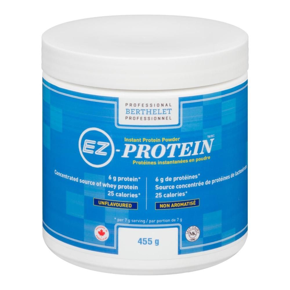 Berthelet Professional Ez-protein Unflavoured Instant Protein Powder, 455 G - 4 Per Case