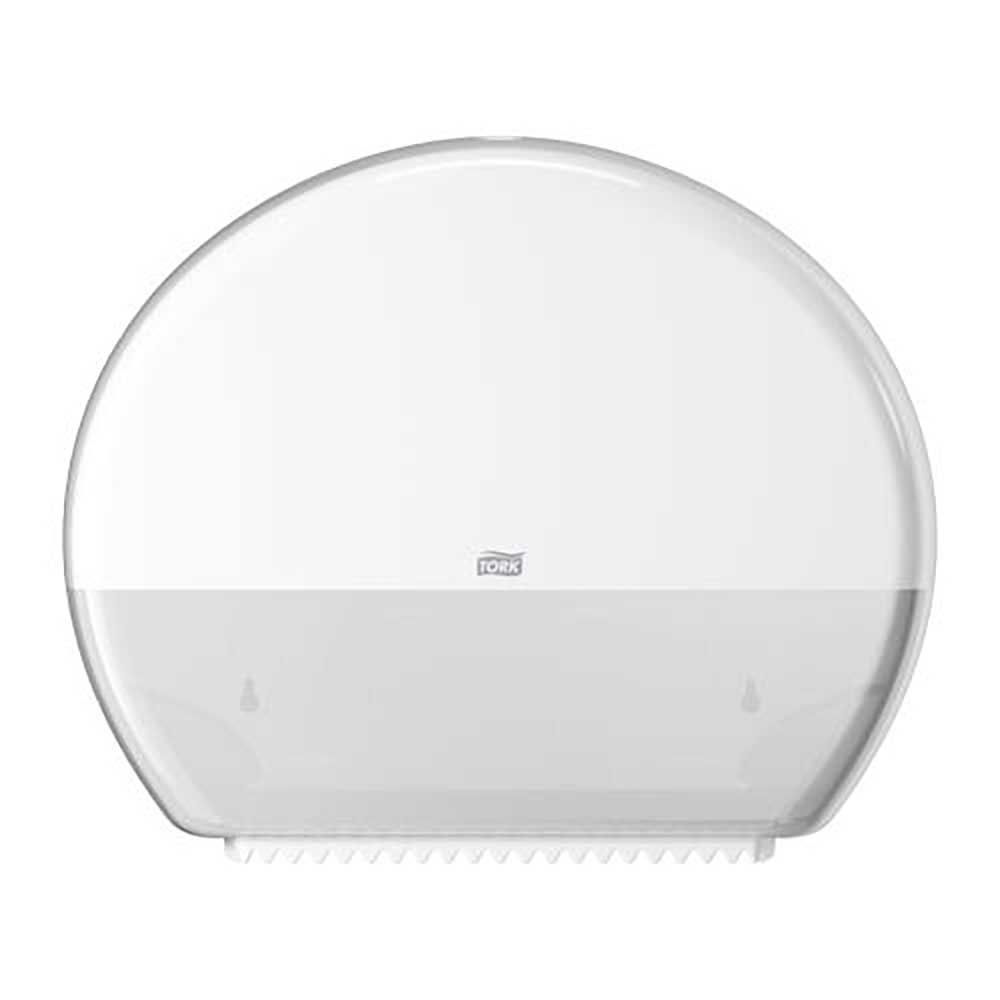Tork White T1 Elevation Jumbo Toilet Paper Roll Dispenser, 5.20 X 17.20 X 14.20 In