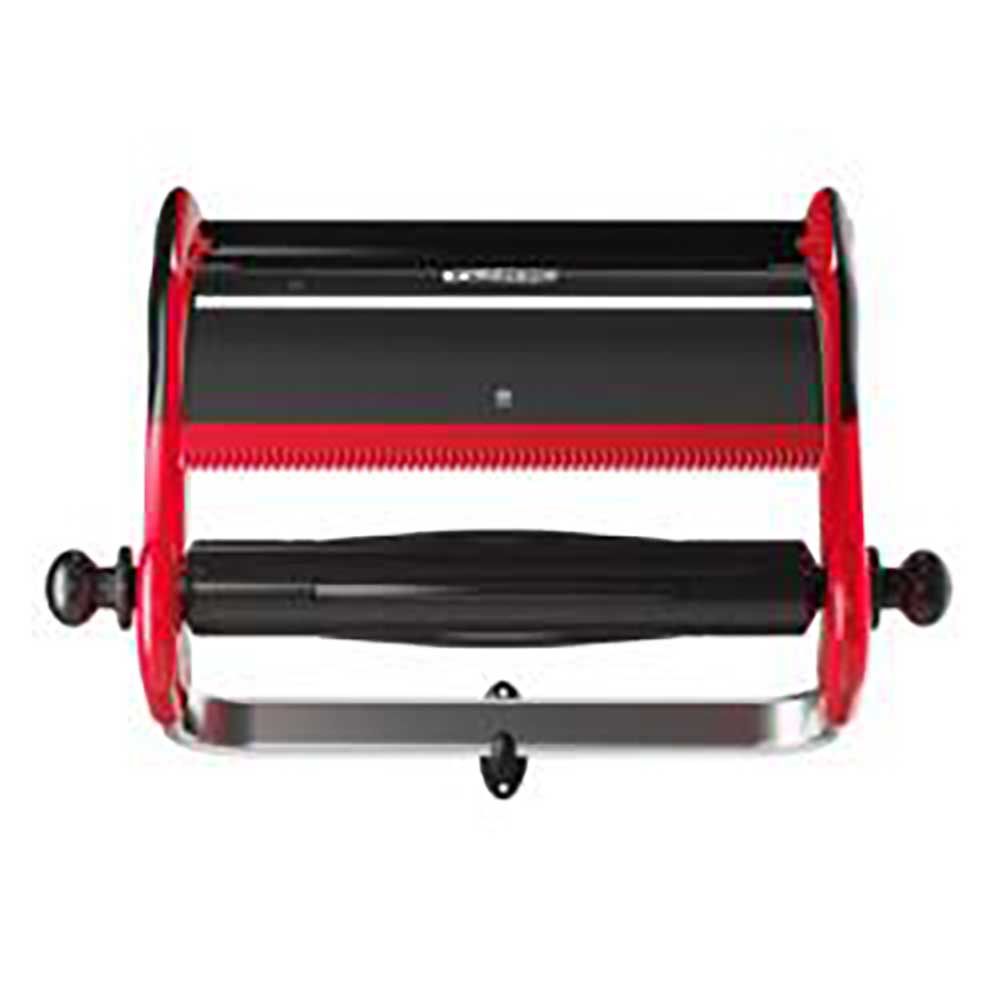 Tork Universal Metal Red/smoke W1 Performance Giant Roll Wiper Dispenser, 10.8 X 25.4 X 18.2 In