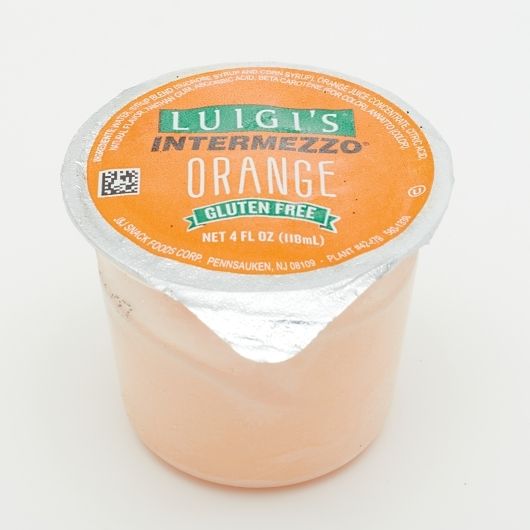 Luigi Intermezzo Orange Flavored Liquid Cup, 113.4 G -- 72 Per Case