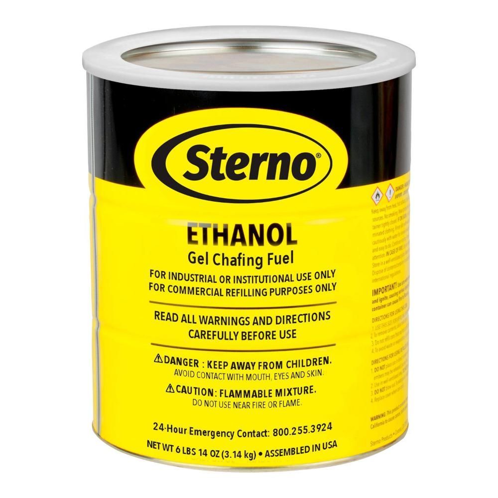 Sterno Gel Combustible À L'éthanol Pour Réchauds, 2,73 Kg – 3 Par Carton