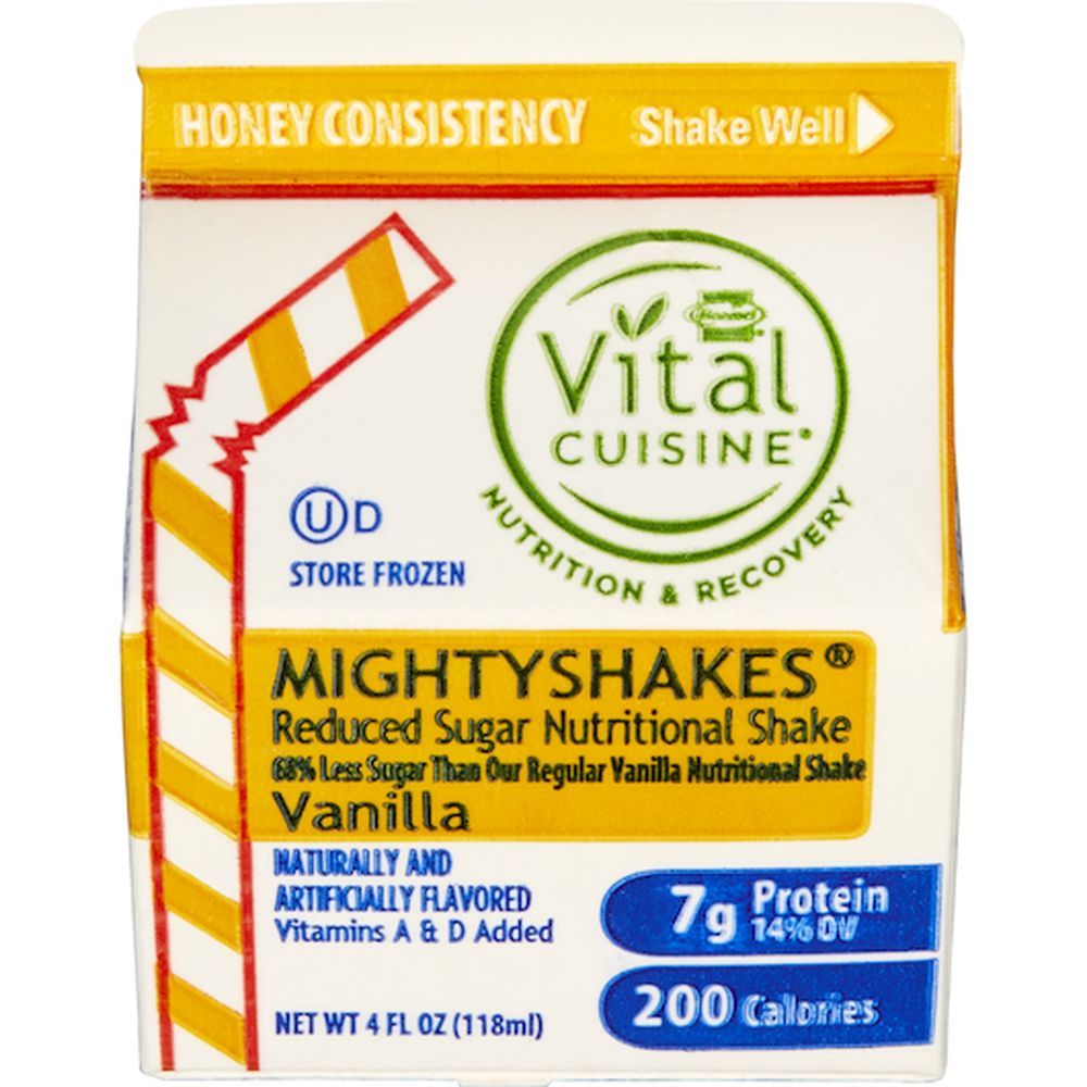 Mightyshakes Boissons Protéinées Enrichies À La Vanille, À La Consistance De Miel Et À Teneur Réduite En Sucre, Boîte De 50