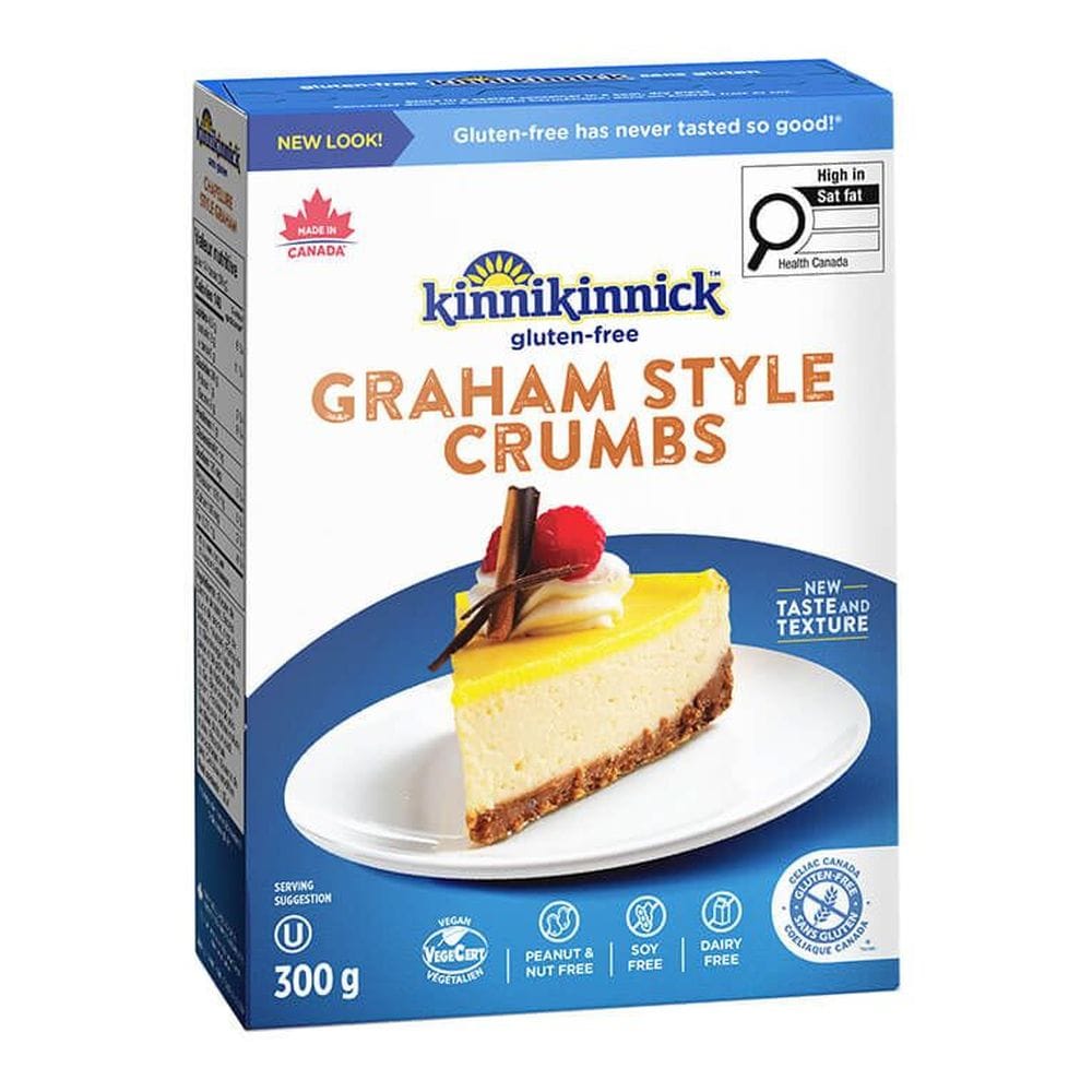 Kinnikinnick Graham Style Cracker Crumbs, 300 G -- 6 Per Case