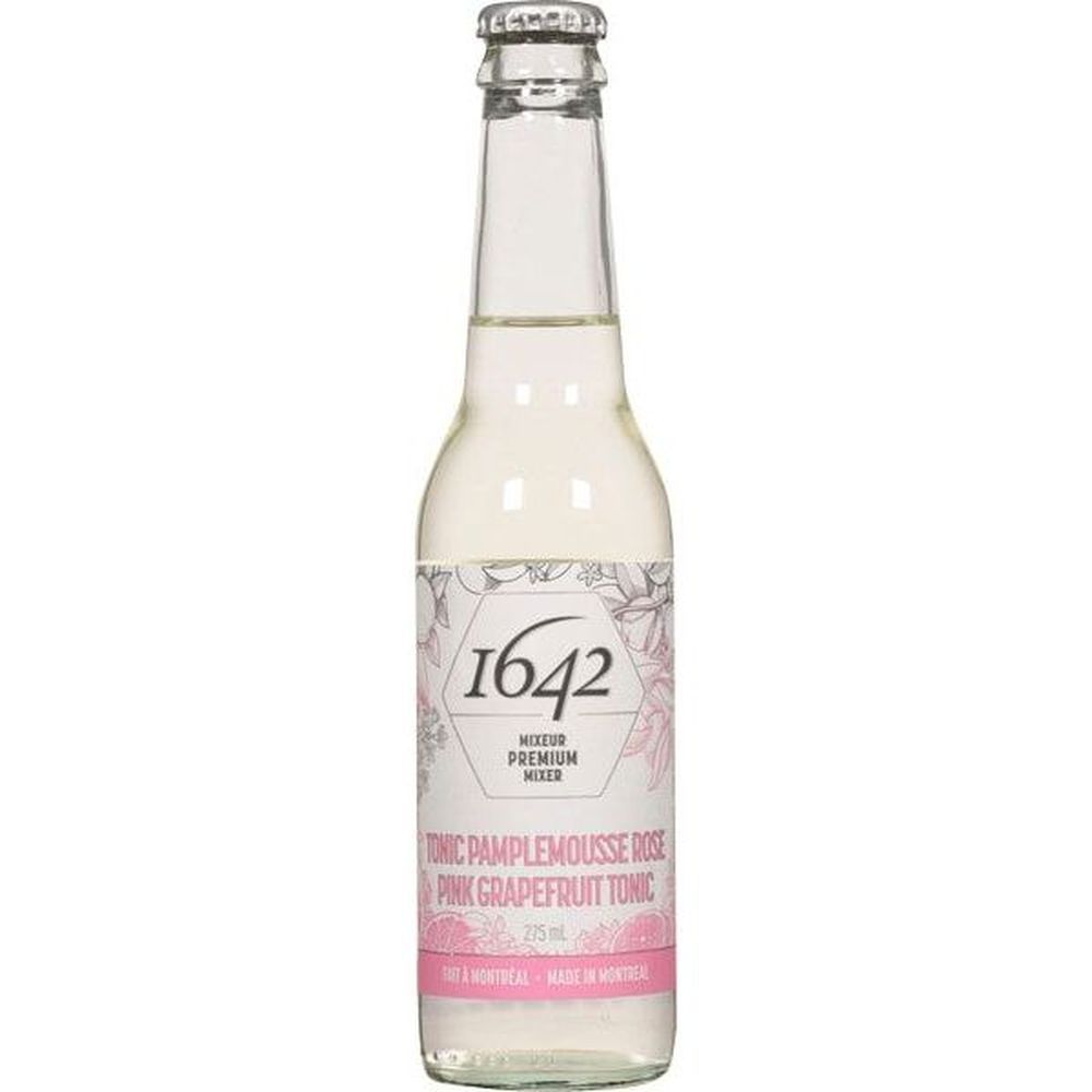 1642 Pink Grapefruit Tonic Water, 275 Ml -- 24 Per Case