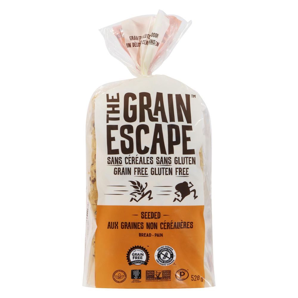 The Grain Escape Grain Free Gluten Free Seeded Bread, 528 G -- 8 Per Case