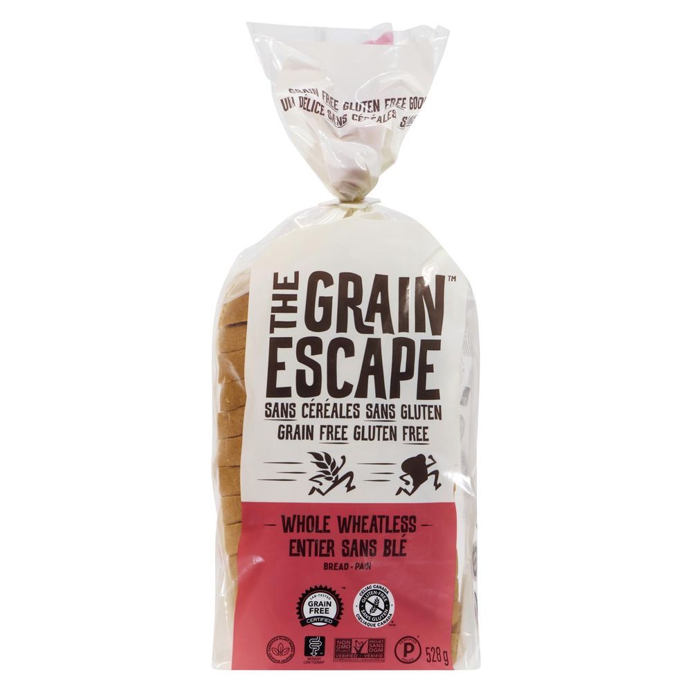 The Grain Escape Grain Free Gluten Free Whole Wheatless Bread, 528 G -- 8 Per Case