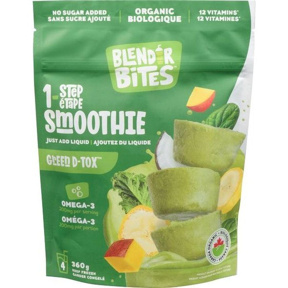 Blender Bites Green D-tox Smoothie, 360 G -- 10 Per Case