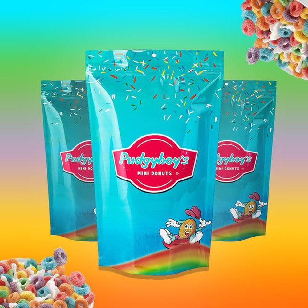 Pudgyboy's Froot Loops Doughnut Sugar Topping, 1.5 Kg -- 3 Per Case