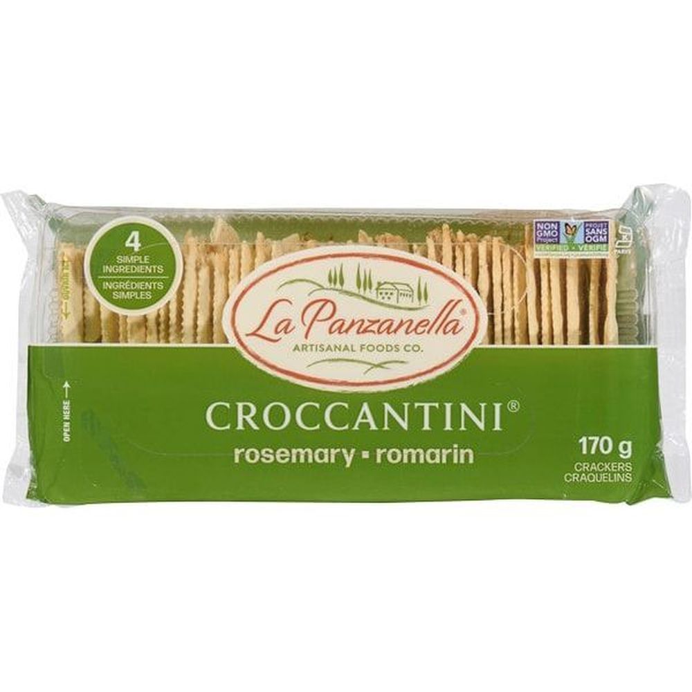 La Panzanella Mini Craquelins Croccantini Au Romarin, 170 G -- 12 Par Caisse