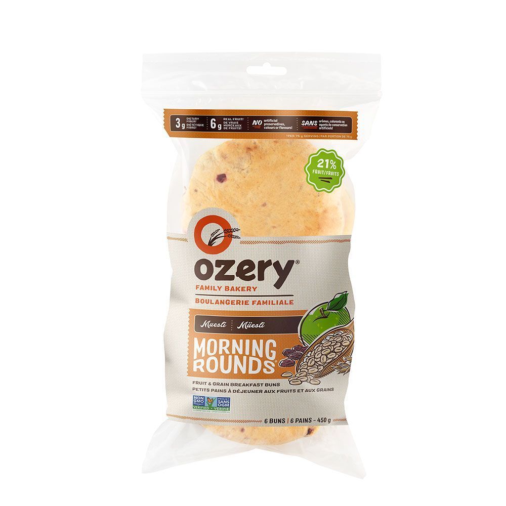 Ozery Bakery Muesli Morning Rounds ; 450 G – 6 Par Boîte