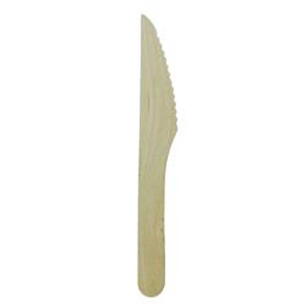 Ecosystems Brown Wooden Knife - Bulk -- 2000 Per Case