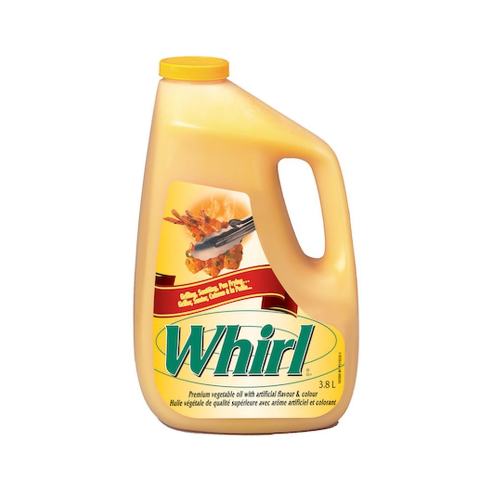 Whirl Huile Aromatisée Au Beurre, 3,8 L – 3 Par Caisse