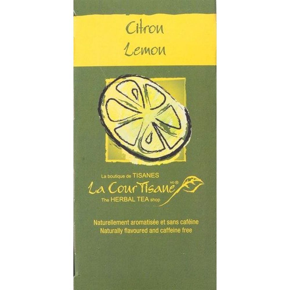 La Courtisane Lemon Herbal Tea, 20 Tea Bags -- 6 Per Case