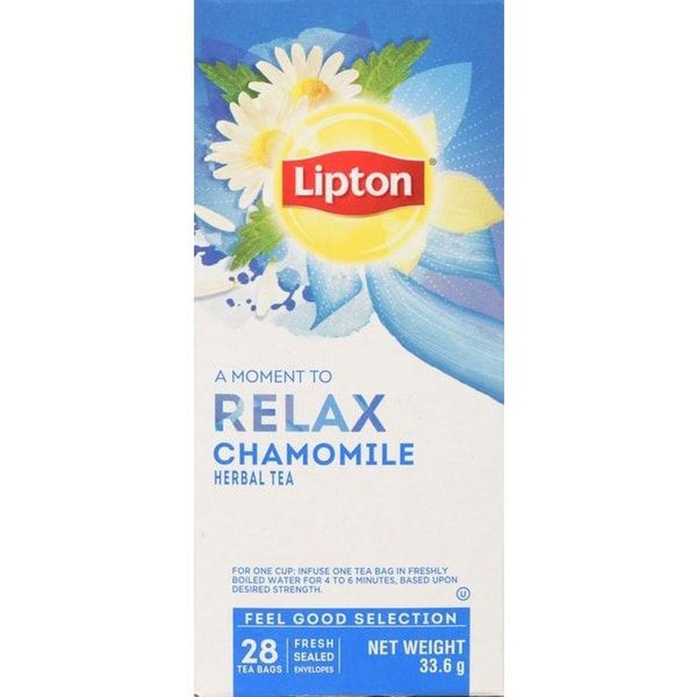 Lipton Chamomile Herbal Tea, 28 Tea Bags -- 6 Per Case