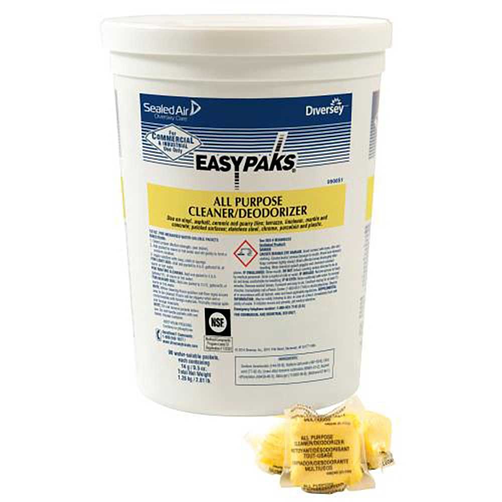 Easy Paks 0.5 Oz All Purpose Cleaner/deodorizer, 90 Count -- 2 Per Case