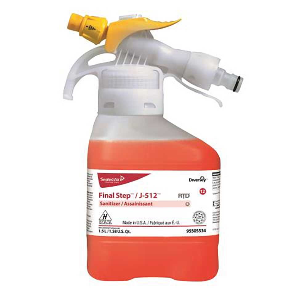 Diversey Final Step 512 Rtd Spray, 1.5 L -- 2 Per Case