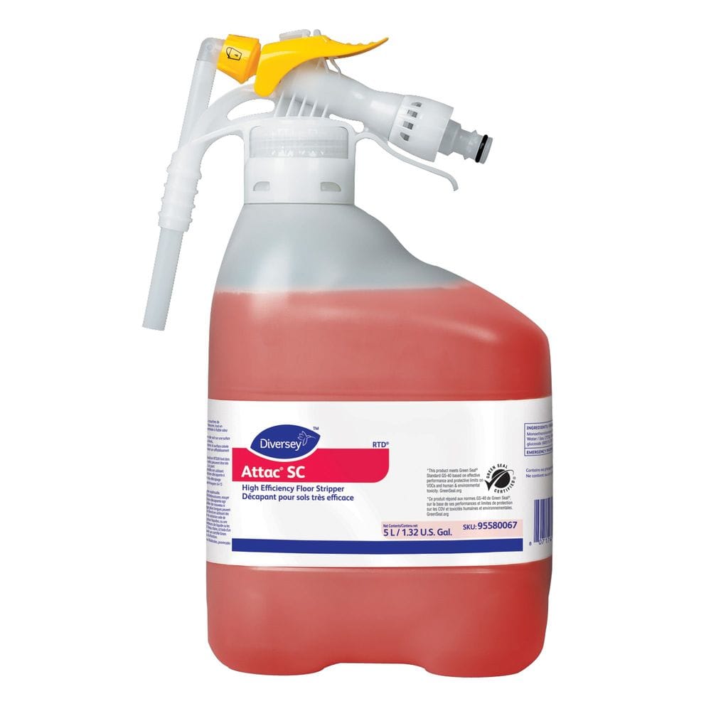Diversey Attac Sc High Efficiency Floor Stripper, 5 L