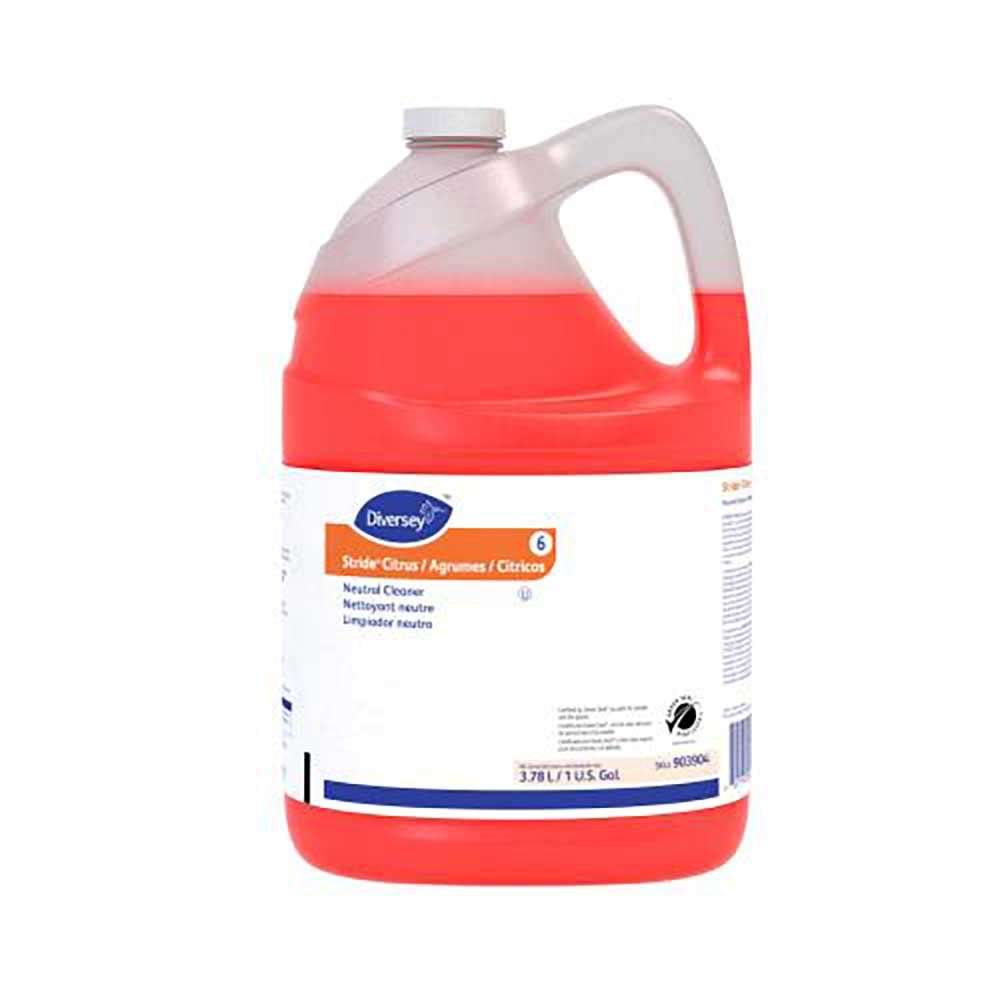 Diversey Stride Citrus Neutral Cleaner, 3.78 L -- 4 Per Case