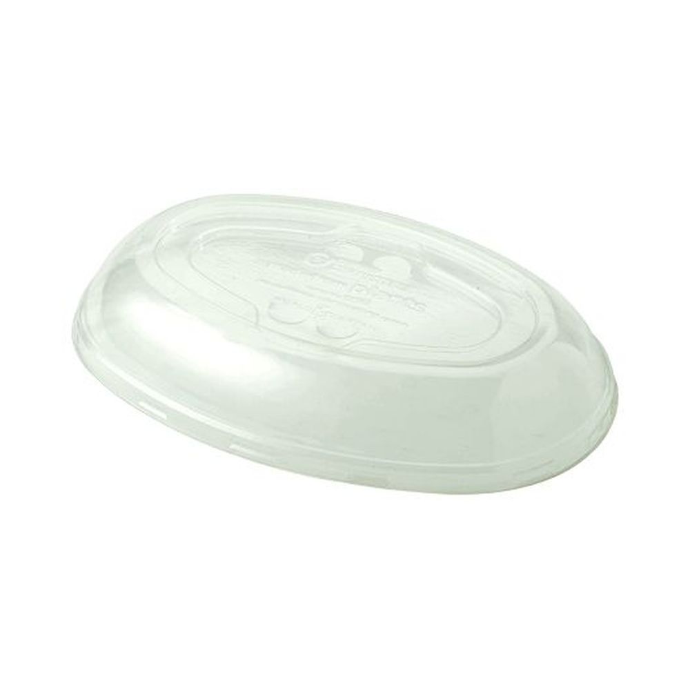 World Centric Ingeo Compostable Burrito Bowl Lid, 50 Count -- 6 Per Case
