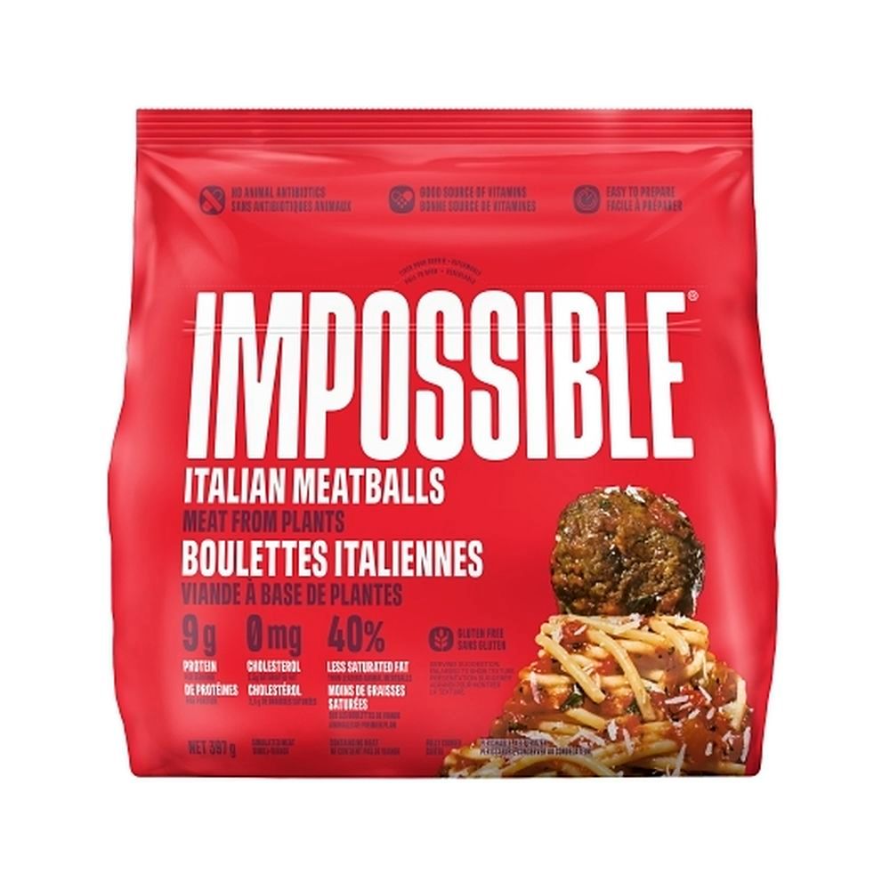 Impossible Boulettes De Viande Italiennes Plants, 396,9 G – 8 Par Boîte