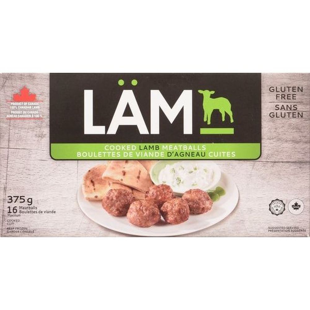 Riz Brands Cooked Lamb Meatballs, 375 G -- 6 Per Case