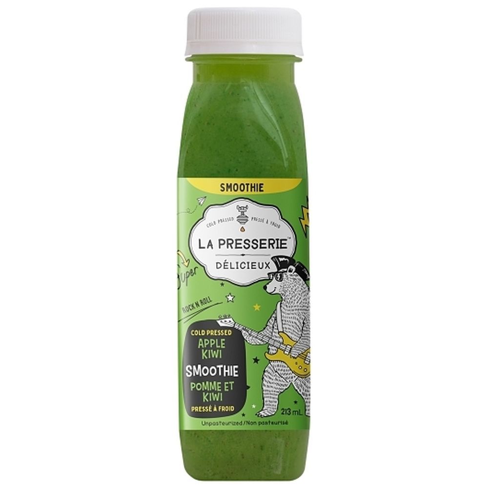 La Presserie Apple Kiwi Smoothie, 213 Ml -- 6 Per Case