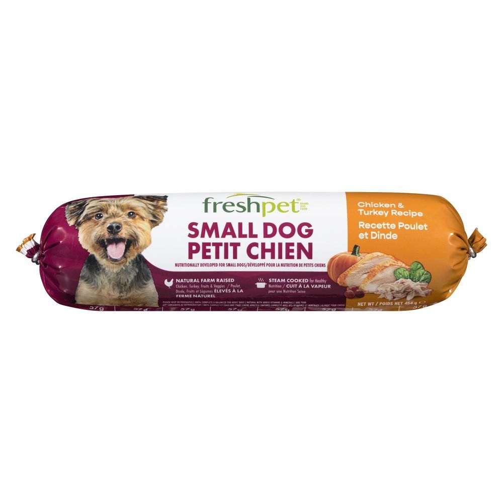 Freshpet Select Petit Rouleau De Poulet Et De Dinde Pour Chien, 454 G -- 8 Par Caisse