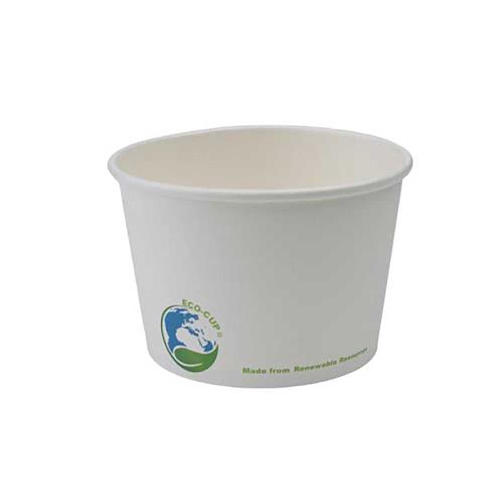 Eco-packaging Gobelet À Soupe En Papier Compostable, Capacité De 16 Oz -- 20 Par Boîte