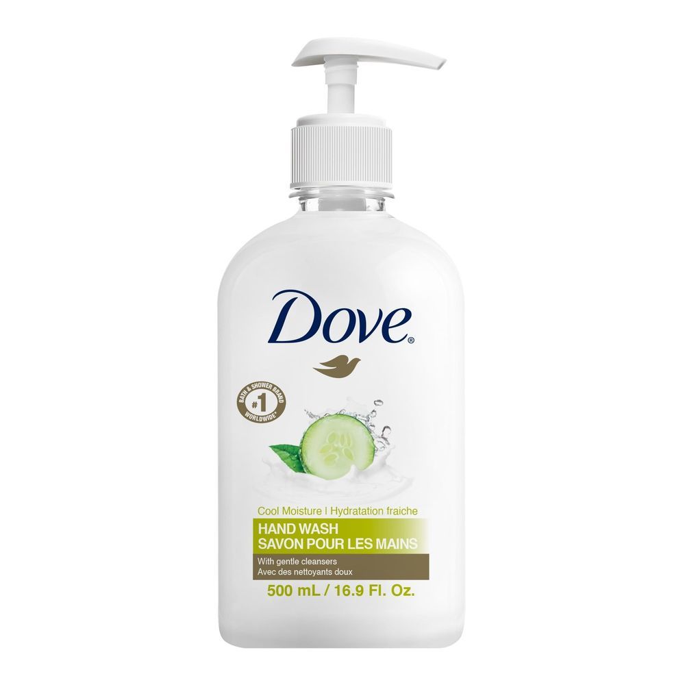 Dove Pro Cool Moisture Cucumber Hand Wash, 500 Ml -- 24 Per Case
