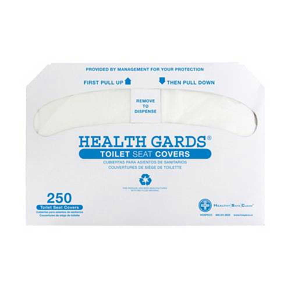 Health Gards White Toilet Seat Covers -- 20 Per Case