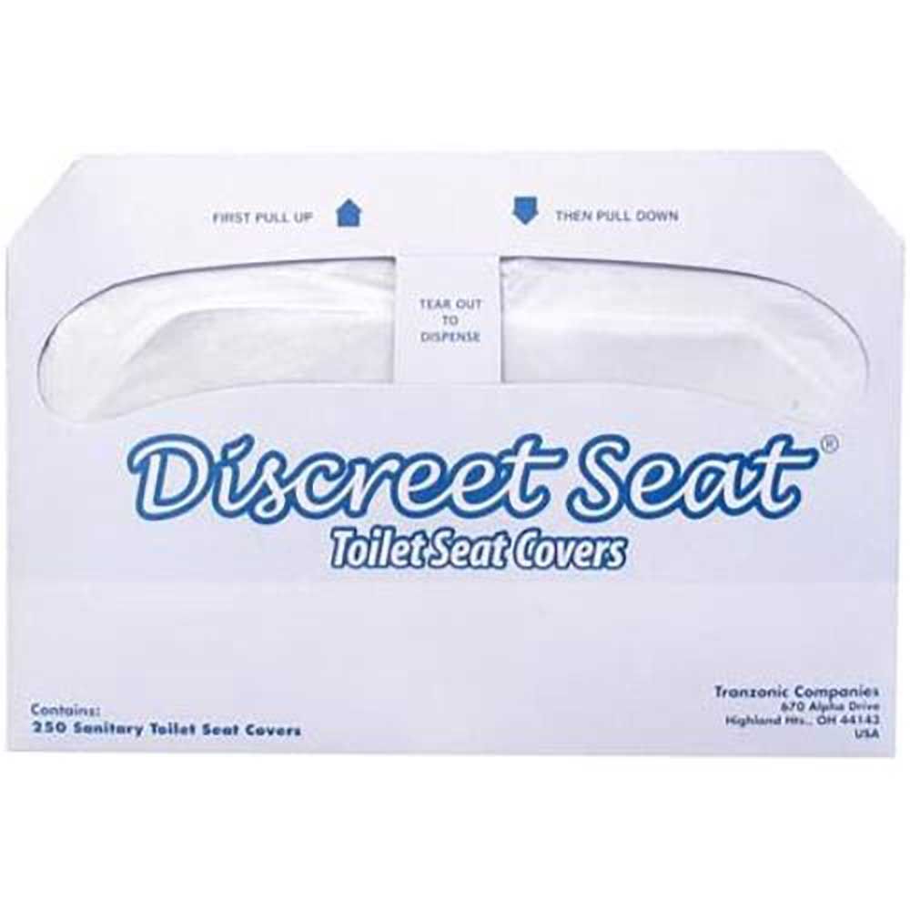 Hospeco Discreet Seat Half-fold Toilet Seat Cover, 250 Count -- 20 Per Case