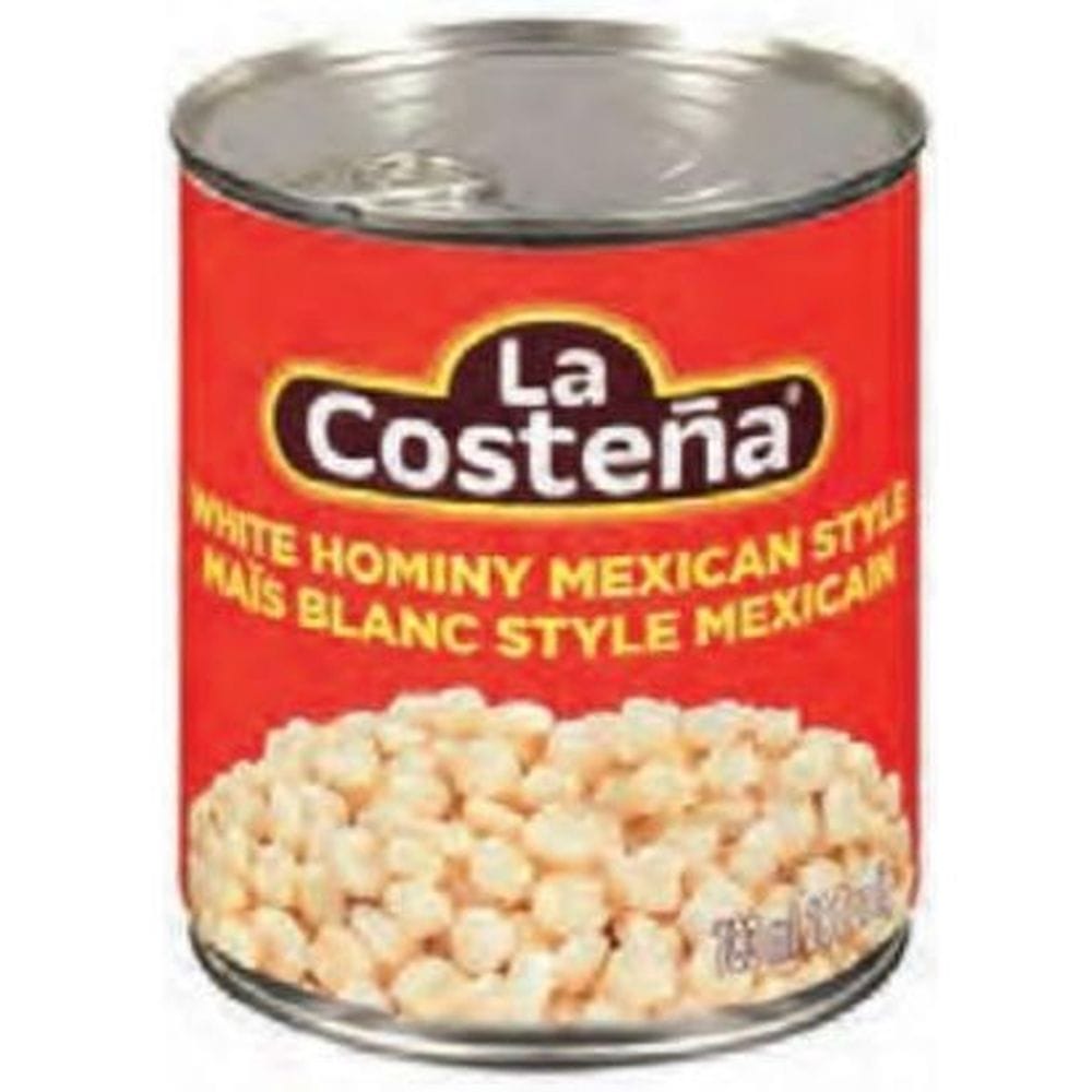 La Costena Mexican Style White Hominy, 738 Ml -- 12 Per Case