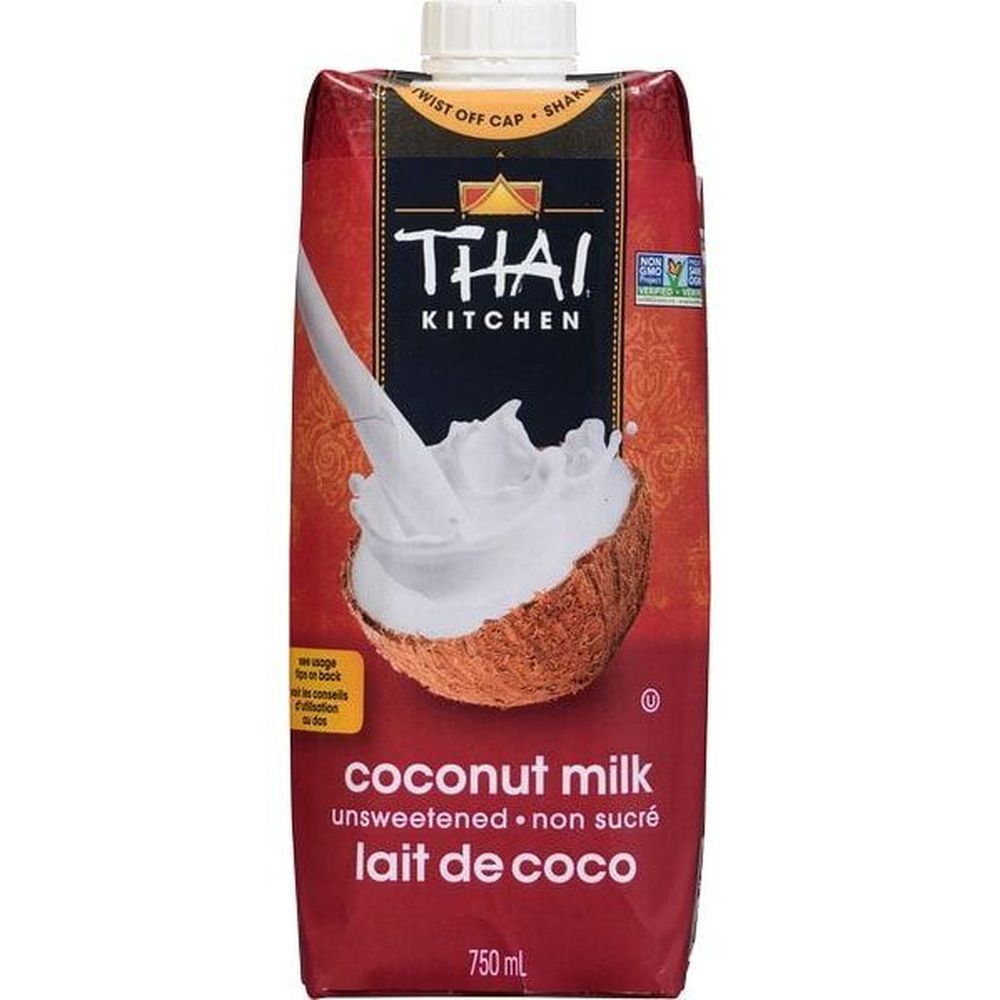 Thai Kitchen Unsweetened Coconut Milk Tetra Pack, 750 Ml -- 6 Per Case