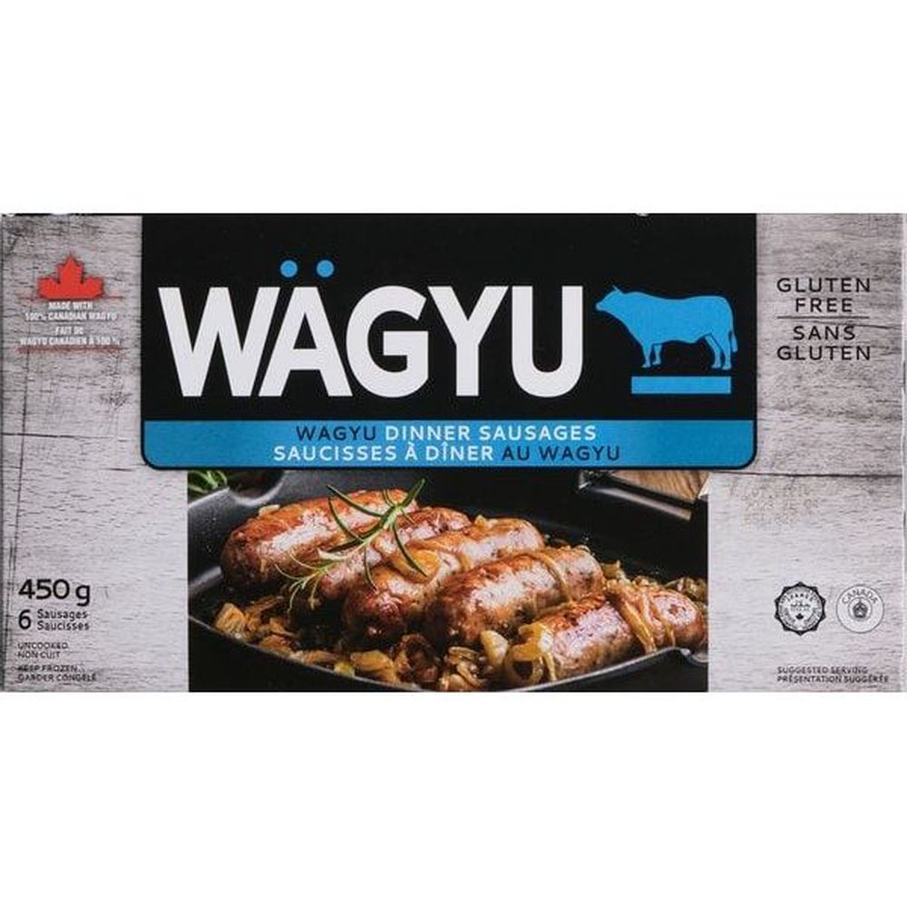 Riz Brands Wagyu Dinner Sausage, 450 G -- 6 Per Case