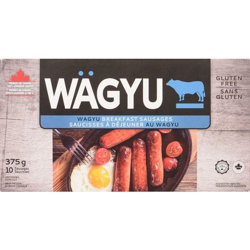 Riz Brands Wagyu Breakfast Sausage, 375 G -- 6 Per Case